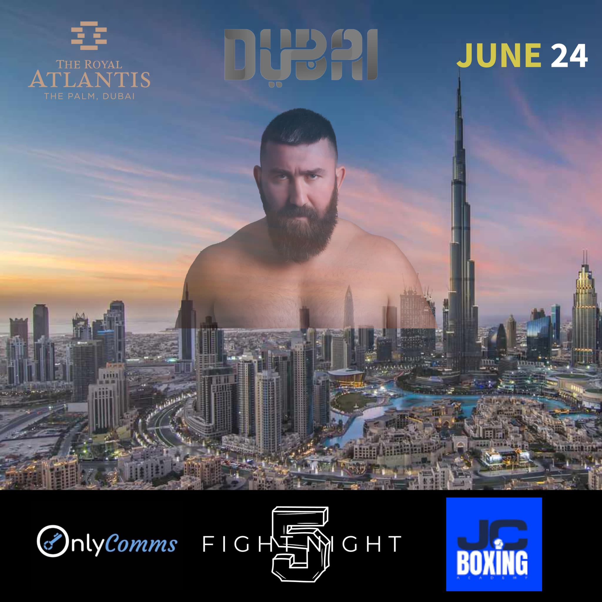 Kick boksçu Muhammed Dursun’un hedefi Dubai’de şampiyonlu.