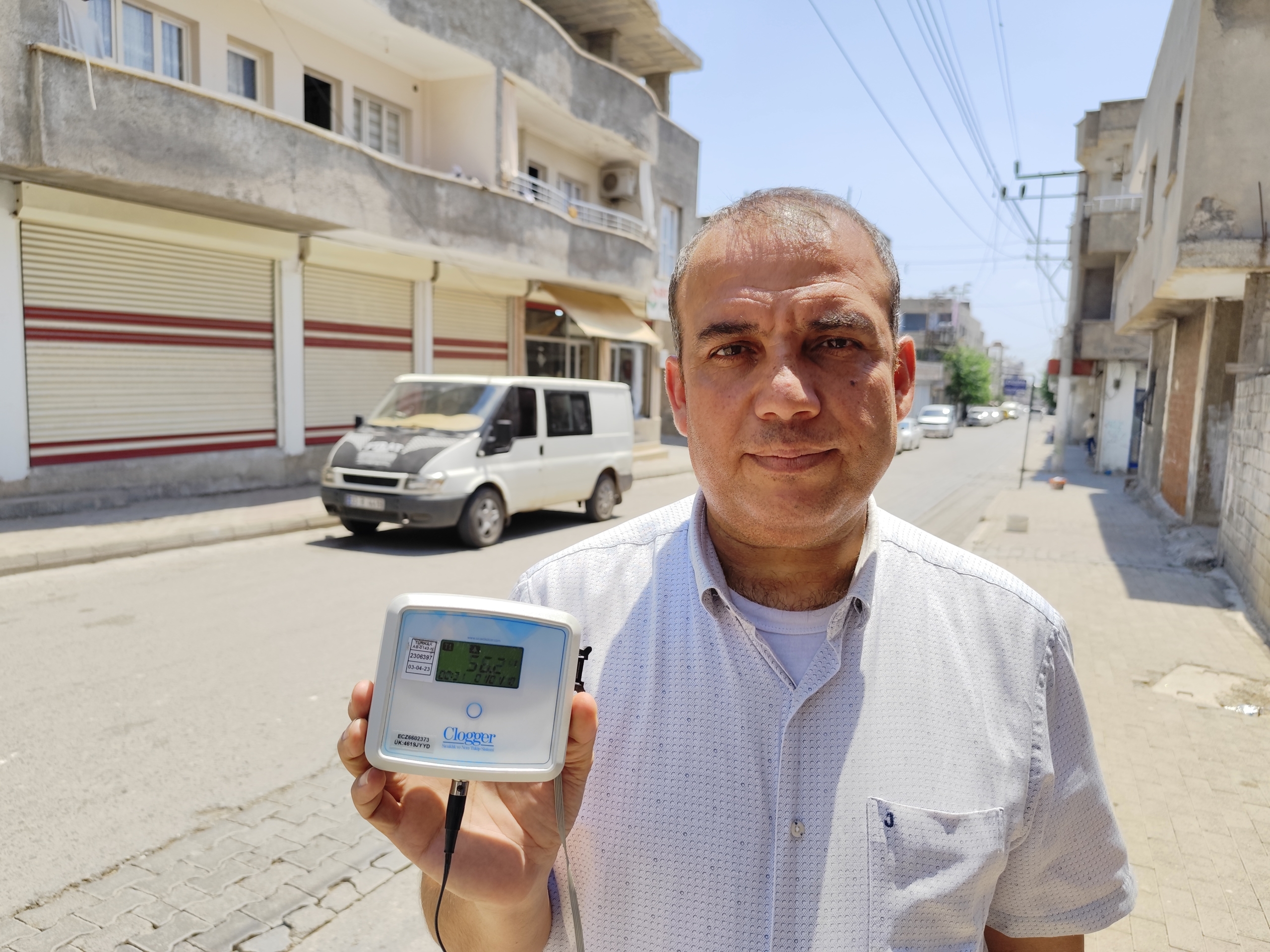 Silopi’de hava sıcaklığı 44 dereceyi buldu; Cadde ve sokak