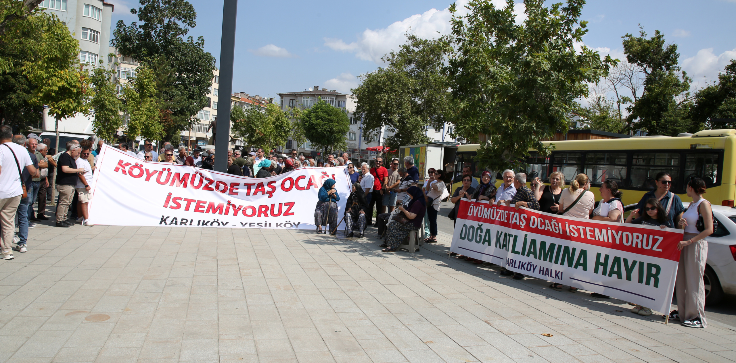 Edirne'de taş ocağı istemeyen köylüler imza topladı
