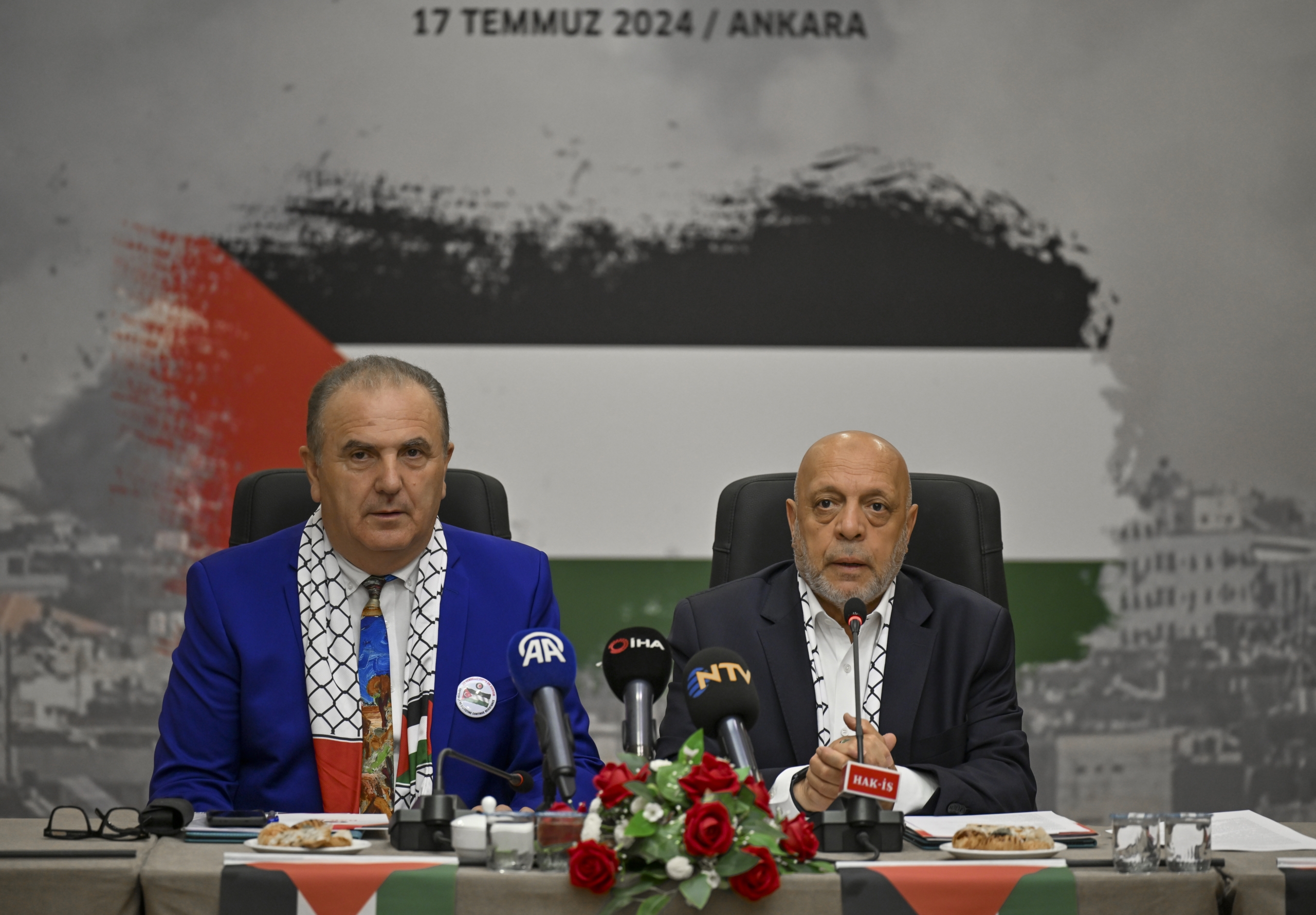 HAK-İŞ ve Arnavut İşçi Sendikaları Konfederasyonundan Filistin'e destek bildirisi